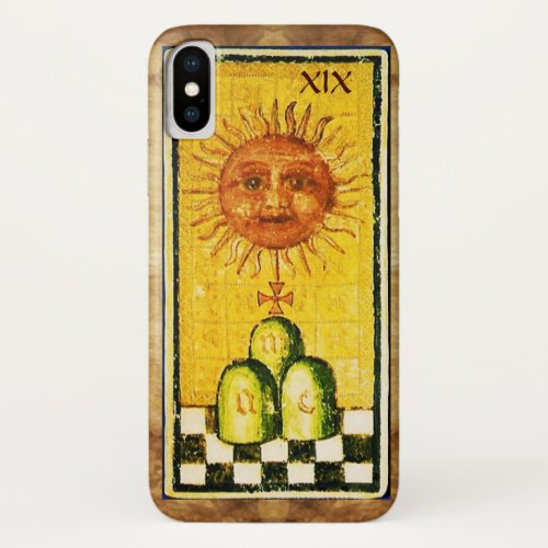 ANTIQUE RENAISSANCE TAROTS 19  THE SUN iPhone X CASE