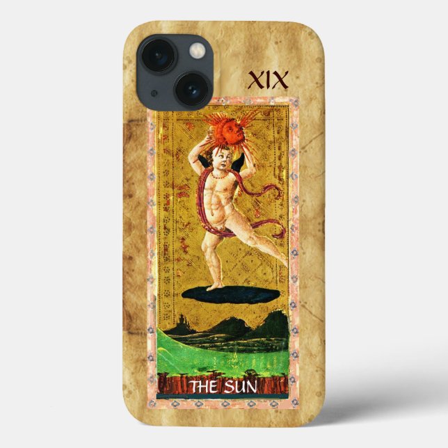 ANTIQUE RENAISSANCE TAROTS 19 / THE SUN Case-Mate iPhone CASE (Back)