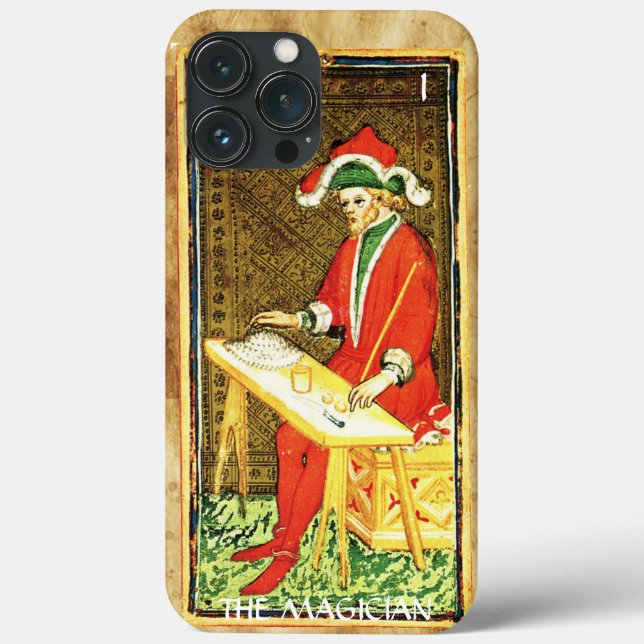 ANTIQUE RENAISSANCE TAROTS 1 / THE MAGICIAN Case-Mate iPhone CASE (Back)