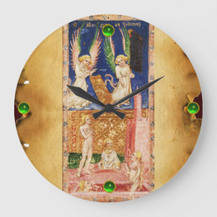 ANTIQUE RENAISSANCE TAROTS 20 /THE JUDGEMENT LARGE CLOCK