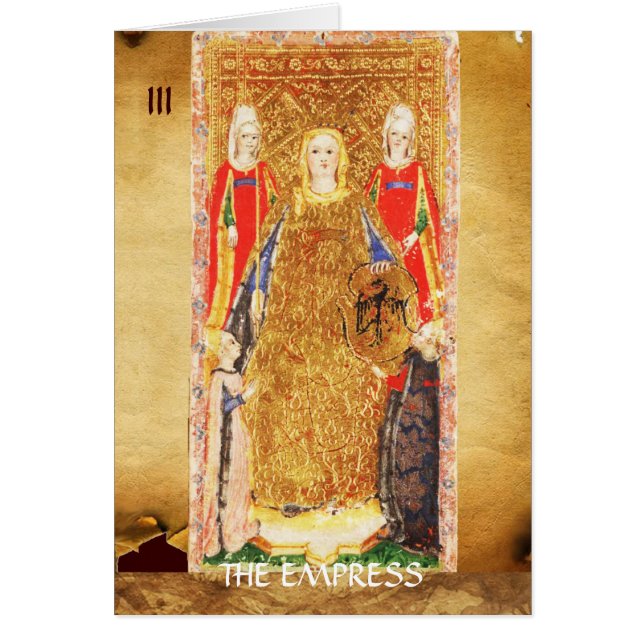 ANTIQUE RENAISSANCE TAROTS 3 / THE EMPRESS (Front)
