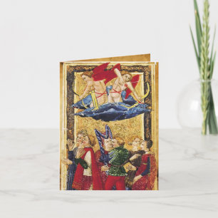 ANTIQUE RENAISSANCE TAROTS 6/THE LOVERS Valentine Holiday Card