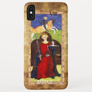 ANTIQUE RENAISSANCE TAROTS 8 / JUSTICE iPhone XS MAX CASE