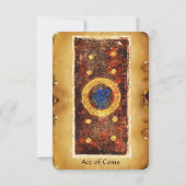 ANTIQUE RENAISSANCE TAROTS  / ACE OF COINS (Front)
