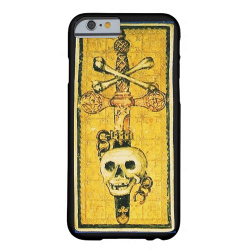 ANTIQUE RENAISSANCE TAROTS  ACE OF SWORDS BARELY THERE iPhone 6 CASE