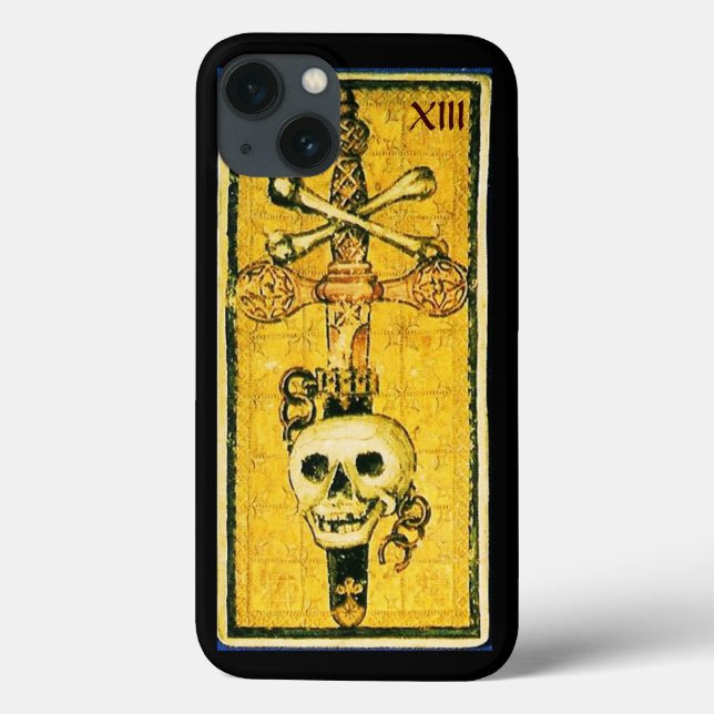 ANTIQUE RENAISSANCE TAROTS / ACE OF SWORDS Case-Mate iPhone CASE (Back)