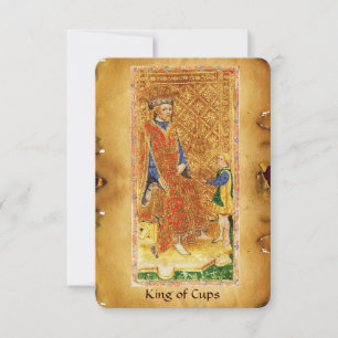ANTIQUE RENAISSANCE TAROTS / KING OF CUPS