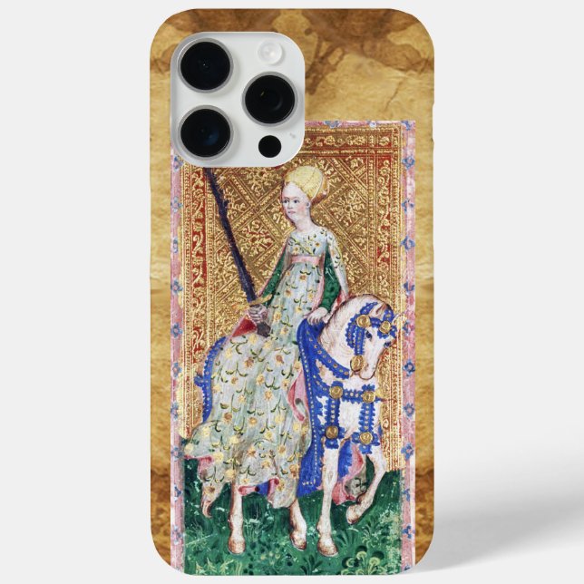 ANTIQUE RENAISSANCE TAROTS  / LADY OF SWORDS Case-Mate iPhone CASE (Back)
