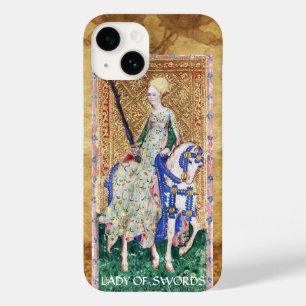 ANTIQUE RENAISSANCE TAROTS / LADY OF SWORDS Case-Mate iPhone 14 CASE