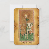ANTIQUE RENAISSANCE TAROTS / LADY OF THE COINS (Front)