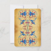 ANTIQUE RENAISSANCE TAROTS  / LADY OF THE WANDS (Back)