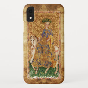 ANTIQUE RENAISSANCE TAROTS  / LADY OF WANDS iPhone XR CASE