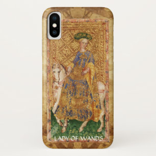 ANTIQUE RENAISSANCE TAROTS / LADY OF WANDS iPhone X CASE
