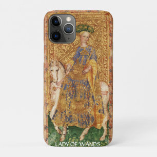ANTIQUE RENAISSANCE TAROTS / LADY OF WANDS iPhone 11 PRO CASE