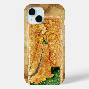ANTIQUE RENAISSANCE TAROTS / MAID OF COINS iPhone 15 CASE