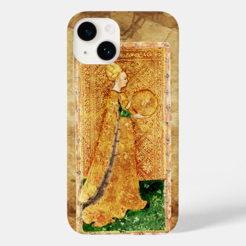 ANTIQUE RENAISSANCE TAROTS   MAID OF COINS Case_Mate iPhone 14 CASE