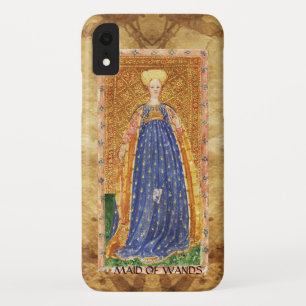 ANTIQUE RENAISSANCE TAROTS / MAID OF WANDS iPhone XR CASE