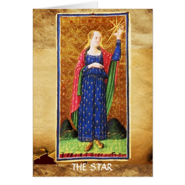 ANTIQUE RENAISSANCE TAROTS  /  MOON AND STAR CARDS (Front)