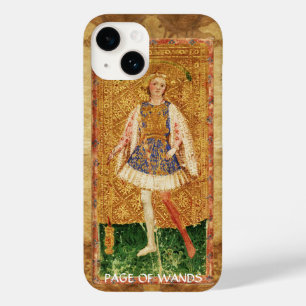 ANTIQUE RENAISSANCE TAROTS  / PAGE OF WANDS Case-Mate iPhone 14 CASE