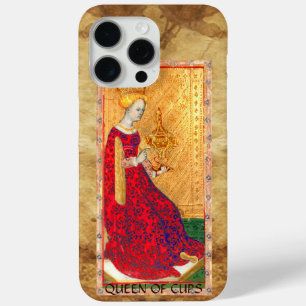 ANTIQUE RENAISSANCE TAROTS / QUEEN OF CUPS iPhone 15 PRO MAX CASE