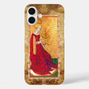 ANTIQUE RENAISSANCE TAROTS / QUEEN OF CUPS iPhone 16 PLUS CASE