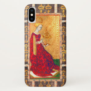 ANTIQUE RENAISSANCE TAROTS  / QUEEN OF CUPS iPhone X CASE