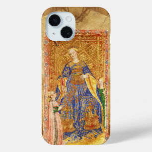 ANTIQUE RENAISSANCE TAROTS / QUEEN OF WANDS iPhone 15 CASE