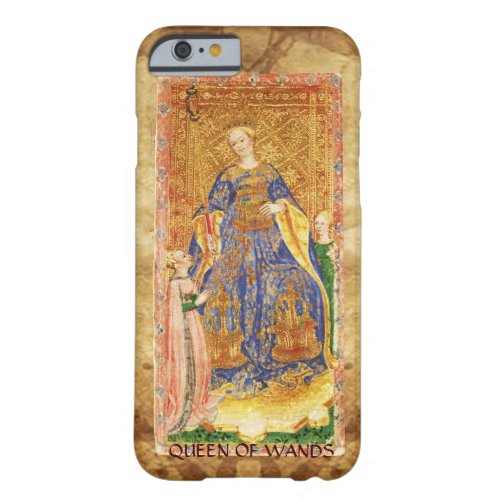 ANTIQUE RENAISSANCE TAROTS   QUEEN OF WANDS BARELY THERE iPhone 6 CASE