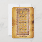 ANTIQUE RENAISSANCE TAROTS / TEN OF CUPS (Front)