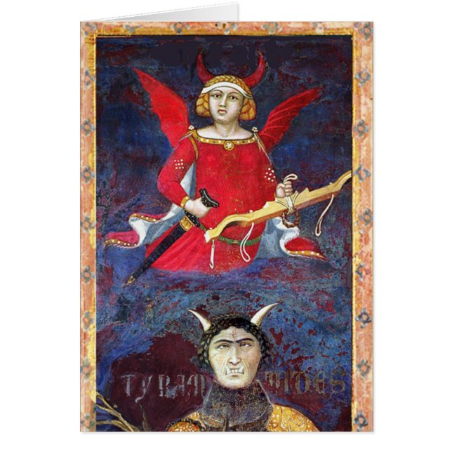 ANTIQUE RENAISSANCE TAROTS THE DEVIL Pride Detail Cards (Front)