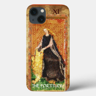 ANTIQUE RENAISSANCE TAROTS THE FORTITUDE- STRENGHT iPhone 13 CASE