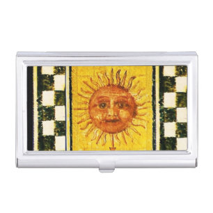 ANTIQUE RENAISSANCE TAROTS /THE SUN BUSINESS CARD CASE