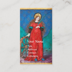 ANTIQUE RENAISSANCE TAROTS/ WHEEL OF FORTUNE BUSINESS CARD