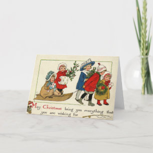 Antique Reproduction Christmas card