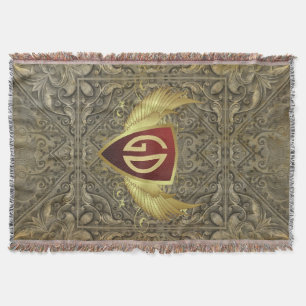 Antique / Retro / Vintage Design + your ideas Throw Blanket