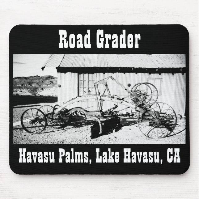 Antique Road Grader Mouse Pad (Front)