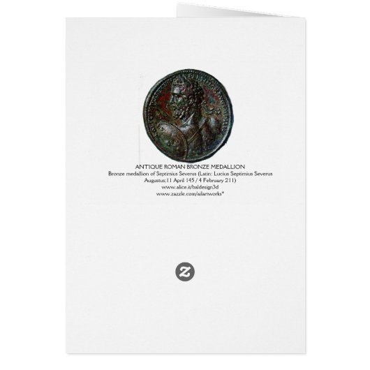 ANTIQUE ROMAN BRONZE MEDALLION (Back)