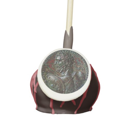 ANTIQUE ROMAN BRONZE MEDALLION CAKE POPS