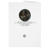 ANTIQUE ROMAN BRONZE MEDALLION CARDS (Back)