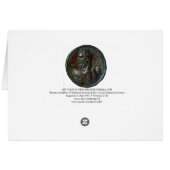 ANTIQUE ROMAN BRONZE MEDALLION WITH GRIFFINS (Back Horizontal)