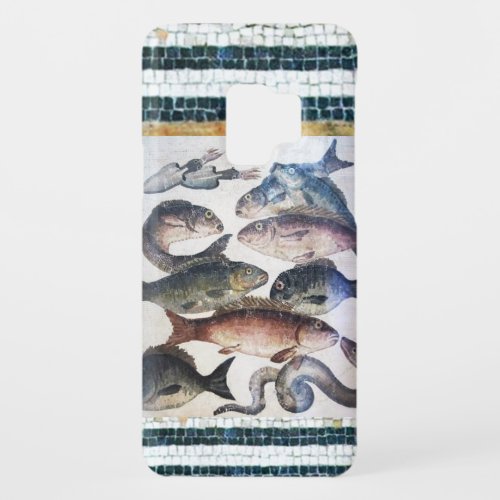 ANTIQUE ROMAN MOSAICS FISHESOCEAN SEA LIFE SCENE Case_Mate SAMSUNG GALAXY S9 CASE