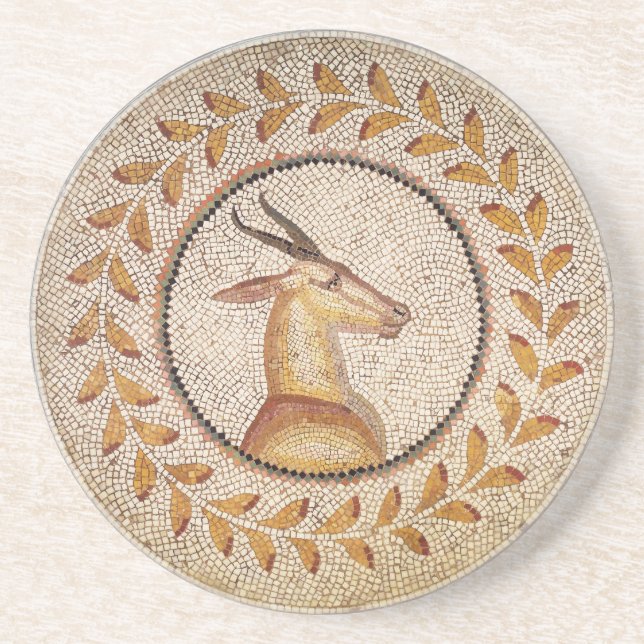 ANTIQUE ROMAN MOSAICS / GAZZELLE COASTER (Front)