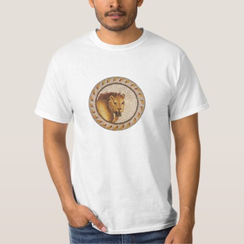 ANTIQUE ROMAN MOSAICS  LION T_Shirt