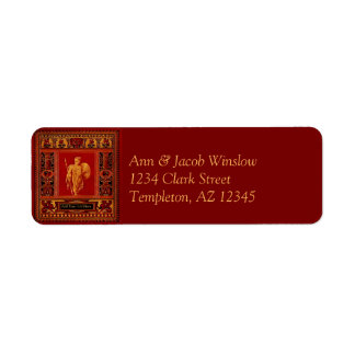Antique Roman Soldier Return Address Labels