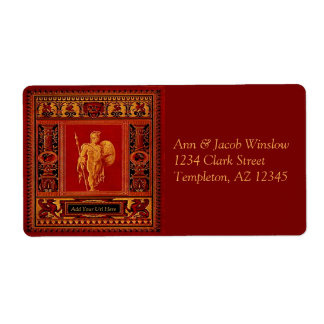 Antique Roman Soldier Shipping Labels