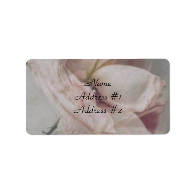 "Antique Rose" Address Label (Front)