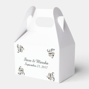 Antique Rose Favor Box