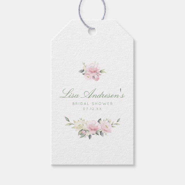Antique Rose Gift Tags (Front)