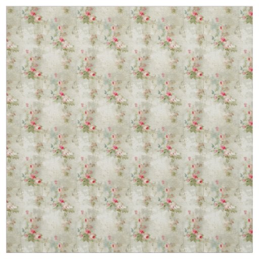 Antique Rose Shabby Chic Elegance Fabric