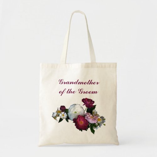 Antique Roses Grandmother of the Groom Tote Bag